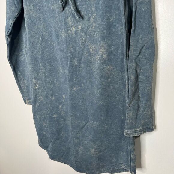 Chaser Funnel Neck Shirttail Dress Denim Mineral Blue NWT! - Picture 3 of 11